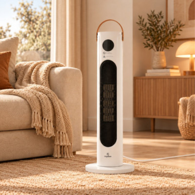 Aquecedor de Torre Vertical com Controlo Remoto de 2000 W Thinia Home