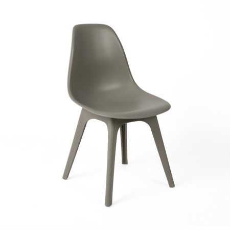 Chaise de salle à manger nordique Aroa en polypropylène, pour l'intérieur et l'extérieur 7house