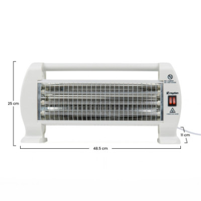 Stufa al quarzo orizzontale da 1200 W Thinia Home