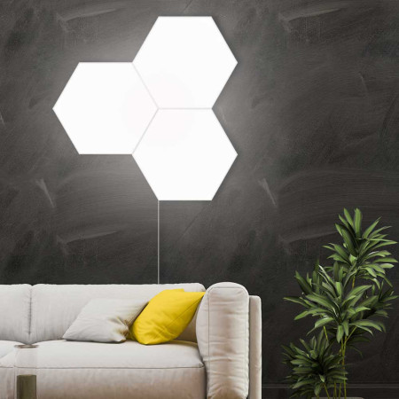 Figura LED VERTEX Decorativa 30W 2400lm 4000K 47x65cm 7hSevenOn Deco Pantallas y Regletas LED 4