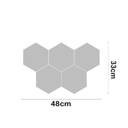 Figura LED BEE Decorativa 18W 1000lm 4000K 33x48cm 7hSevenOn Deco Pantallas y Regletas LED 2