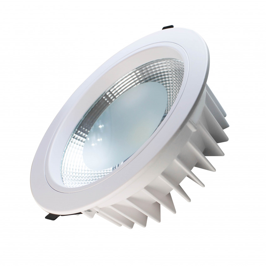 Luminária embutida LED redonda 24W 2280lm Ø20cm Branco Eilen Luminária embutida LED 1