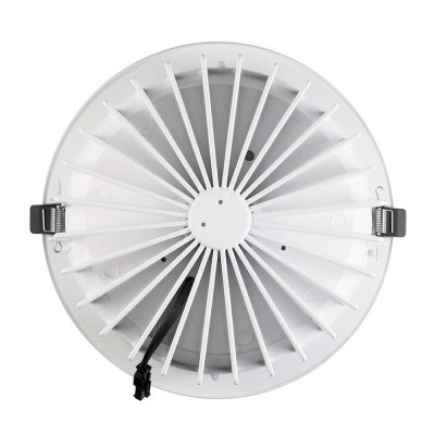 Downlight LED Redondo de Embutir 15W 1283lm Ø10,5cm 4000K Branco Eilen Downlight de Embutir 5