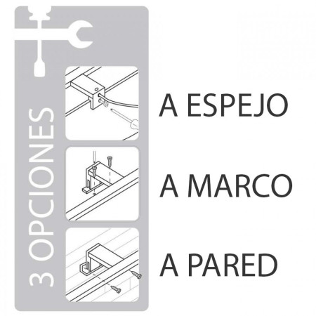 Aplique LED de Baño Perfil al Aire 9,6W 4200K 7hSevenOn Apliques para Baño 3