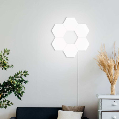 Figura LED BLOOM Decorativa 21W 1200lm 4000K 47x48cm 7hSevenOn Deco Pantallas y Regletas LED 3