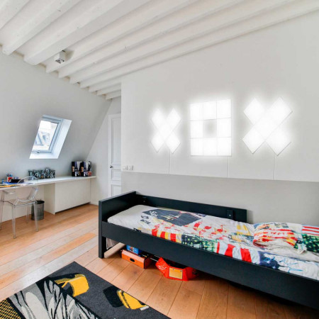 Dekoratives LED-Schriftzug „XOX“, 55 W, 3600 lm, 4000 K, 45 x 107 cm, 7hSevenOn Deco LED-Leuchten und LED-Leisten 3