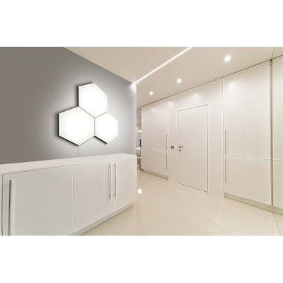 Dekorative LED-Leuchte „TRIO“, 30 W, 2400 lm, 4000 K, 64 × 93 cm, 7hSevenOn Deco, LED-Abdeckungen und -Leisten 3