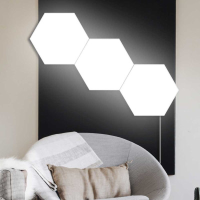 Dekorative LED-Leuchte „TRIO“, 30 W, 2400 lm, 4000 K, 64 × 93 cm, 7hSevenOn Deco, LED-Blenden und LED-Leisten 4