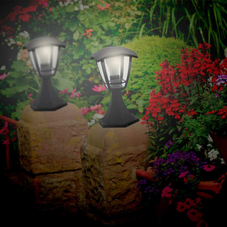 Aplique Sobremuro de Exterior IP44 Moderno Negro 7hSevenOn Outdoor Aplique Sobremuro de Exterior IP44 Moderno Negro 7hSevenOn Outdoor