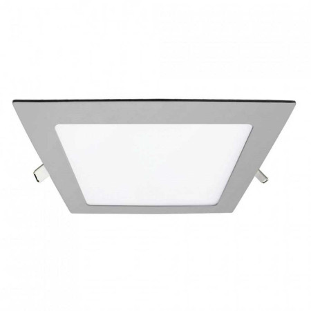 Downlight LED Ultraslim Recessed Square 15W 1100lm 20,5x20,5cm 4000K Alumínio 7hSevenOn Downlight Recessed 2