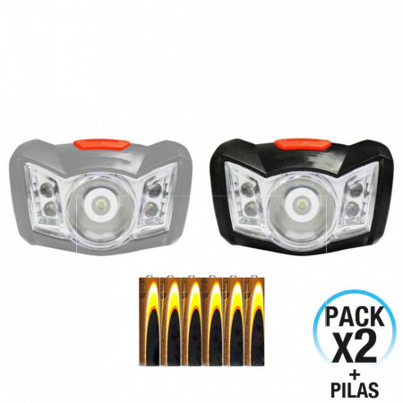 Pack 2 Linternas LED 3 Posiciones Flash Light 1 LED 7hSevenOn Elec Pack 2 Linternas LED 3 Posiciones Flash Light 1 LED 7hSevenOn Elec