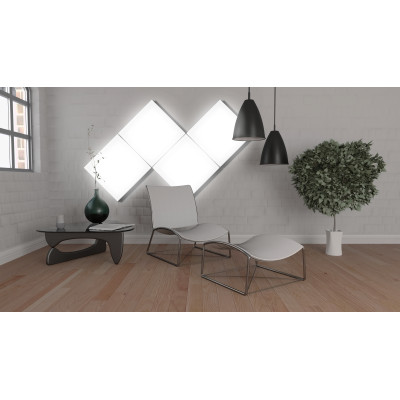 Luminaire décoratif LED RAY 40 W, 3 200 lm, 4 000 K, 64 x 106 cm 7hSevenOn Deco Écrans et barrettes LED 3
