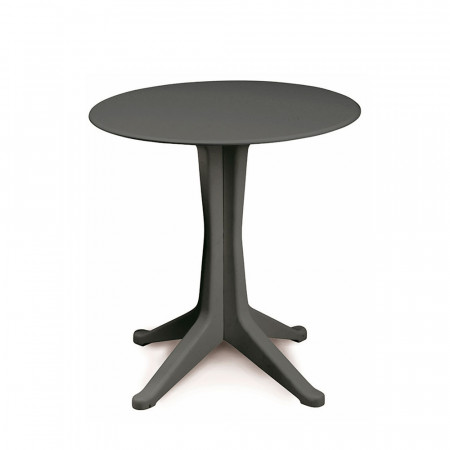 Mesa de Resina Levante Antracita Redonda 70x70x72cm Progarden Mesa de Resina Levante Antracita Redonda 70x70x72cm Progarden