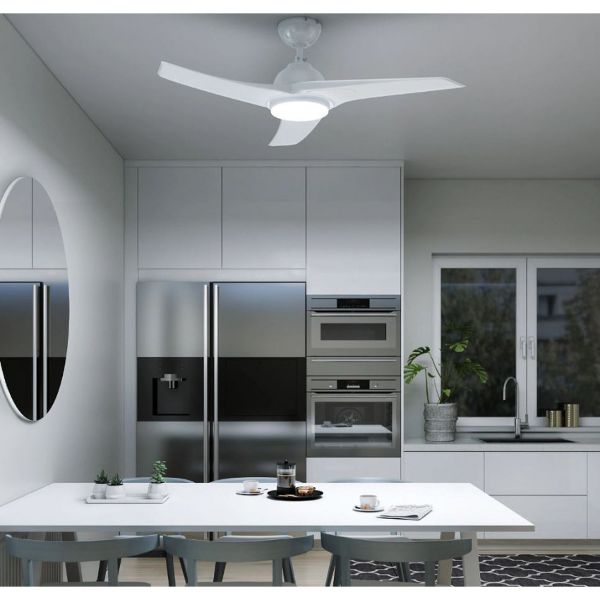 Ventilador de Techo con Luz 3 Aspas 55W 3 Velocidades Samoa Ventilador de Techo con Luz 3 Aspas 55W 3 Velocidades Samoa