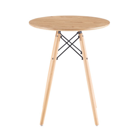 Mesa de Té Estilo Nórdico Redonda 74x60cm Thinia Home Mesas Bajas 1