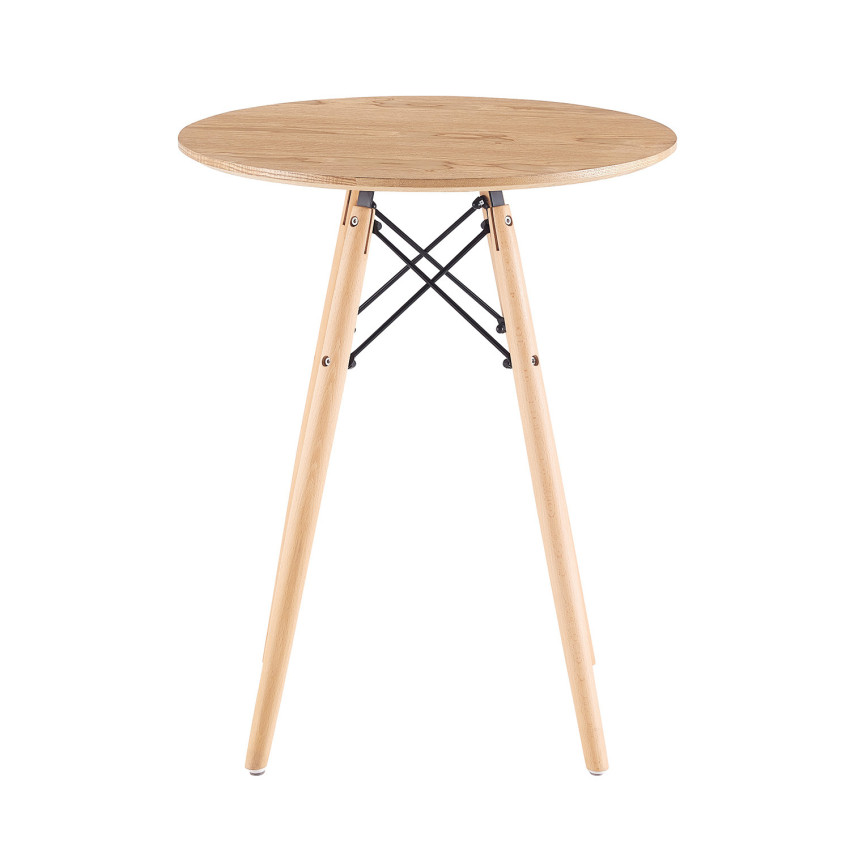 Mesa de Té Estilo Nórdico Redonda 74x60cm Thinia Home Mesas Bajas 1