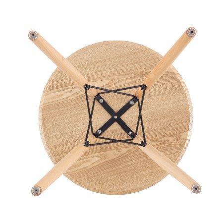 Mesa de Té Estilo Nórdico Redonda 74x60cm Thinia Home Mesas Bajas 2