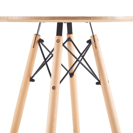 Mesa de Té Estilo Nórdico Redonda 74x60cm Thinia Home Mesas Bajas 3