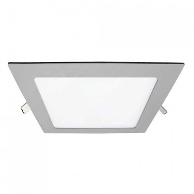 Spot encastrable LED ultra-fin carré 15 W, 1 100 lm, 20.5x20.5cm, 4 000 K, aluminium 7hSevenOn LED Spot encastrable 2
