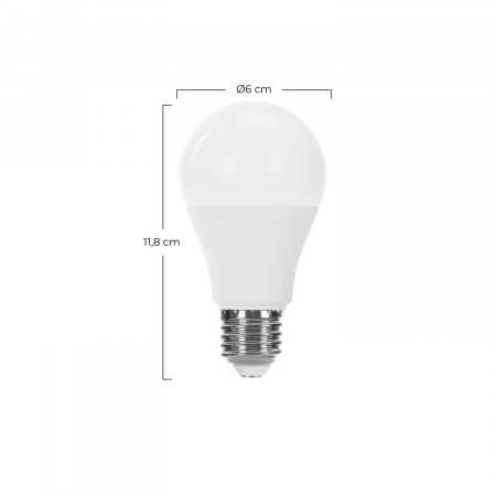 Bombilla LED Estándar E27 11W Equi.75W 1055lm Raydan Home Bombilla LED Estándar E27 11W Equi.75W 1055lm Raydan Home