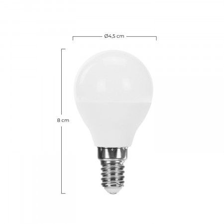 Bombilla LED Esférica E14 7,4WEqui.60W 806lm Raydan Home Bombilla LED Esférica E14 7,4WEqui.60W 806lm Raydan Home