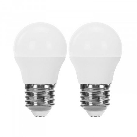 Pack 2 Bombillas LED Esférica E27 7,4W Equi.60W 806lm Raydan Home