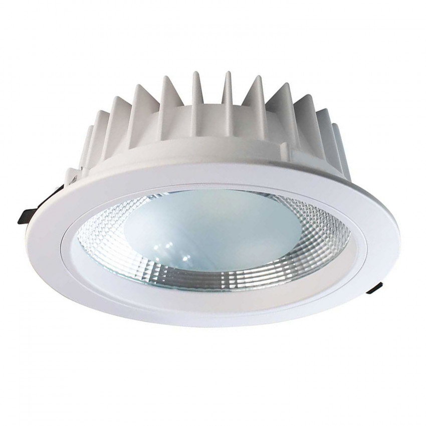 Downlight LED redondo de encastrar 15W 1283lm Ø10,5cm 4000K Branco Eilen Downlight de encastrar 1