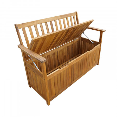 Banco de Jardín con Hueco Madera de Acacia Natur 130x60x88cm 7house Bancos y Sofás de Exterior 2