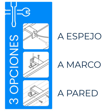 Aplique LED de Baño Perfil al Aire 7,2W 4200K 7hSevenOn Apliques para Baño 2