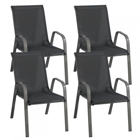 Pack 4 Sillas de Exterior Metálicas June 55x62x90cm 7house Sillas y Sillones de Exterior 5 Pack 4 Sillas de Exterior Metálicas June 55x62x90cm 7house Sillas y Sillones de Exterior 5