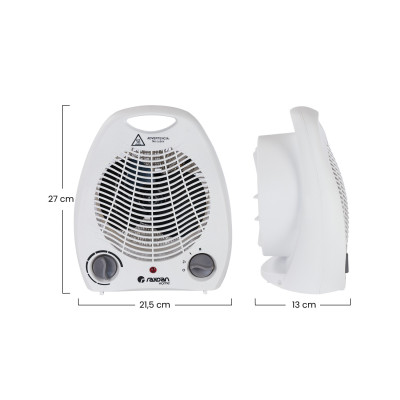 Calefactor Vertical Compacto 2000W Raydan Home Calefactores Eléctricos 6