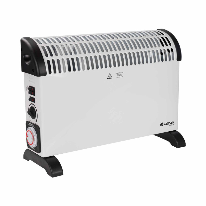 Convector con Turbo y Temporizador 2000W Blanco Raydan Home Convectores 1