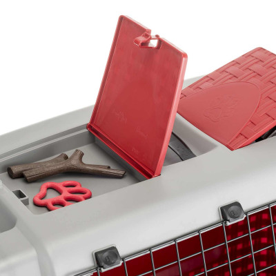Transportín Easy Tour Rojo/Gris 88x52x60cm BAMA Transportines 3