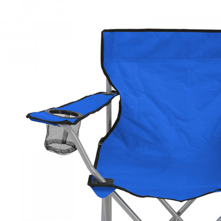 Cadeira de campismo dobrável com suporte para copos 79x47x80cm 7house Mesas e cadeiras dobráveis 2