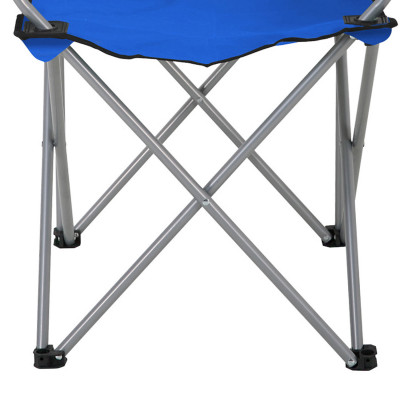 Cadeira de campismo dobrável com suporte para copos 79x47x80cm 7house Mesas e cadeiras dobráveis 3