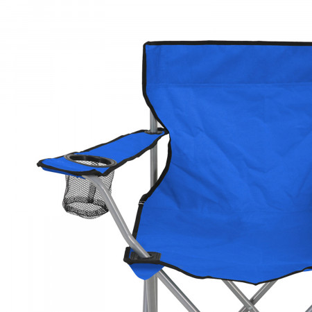 Pack 4 Sillas Plegables de Camping con Posavasos 79x47x80cm 7house Mesas y Sillas Plegables 3