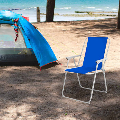 Cadeira de campismo/praia dobrável 53x56x79cm 7house Mesas e cadeiras dobráveis 5