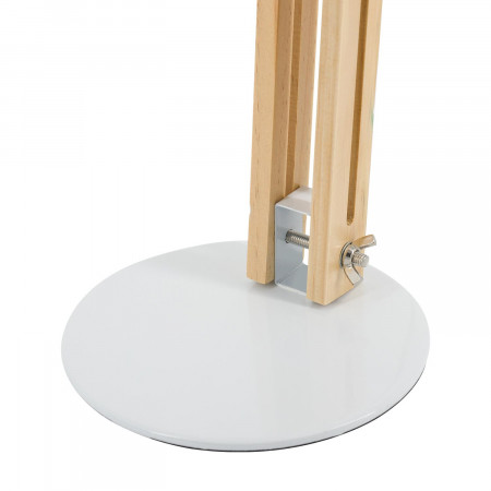 Flexo de Sobremesa Orientable E14 de Madera Blanco 7hSevenOn Flexos y Lámparas de Escritorio 4 Flexo de Sobremesa Orientable E14 de Madera Blanco 7hSevenOn Flexos y Lámparas de Escritorio 4