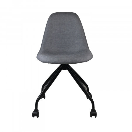 Cadeira de secretária com rodízios Basic Grey 85,7x46,5x55,5cm Thinia Home Cadeiras de secretária com rodízios 2