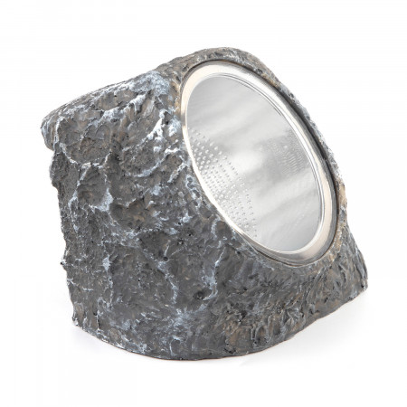 Pacote 3 Lâmpadas solares LED Twilight LED Pedra cinzenta 6000K 7hSevenOn Outdoor Iluminação solar 3