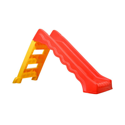 Tobogán para Niños Plegable Rojo/Amarillo 124x46x72cm 7house Juegos de Exterior para Niños 1