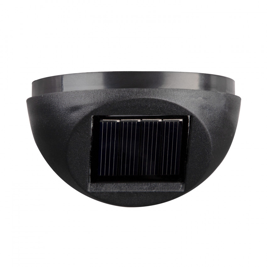 ️ Pack 2 Apliques Solares de Pared Negro ORION91