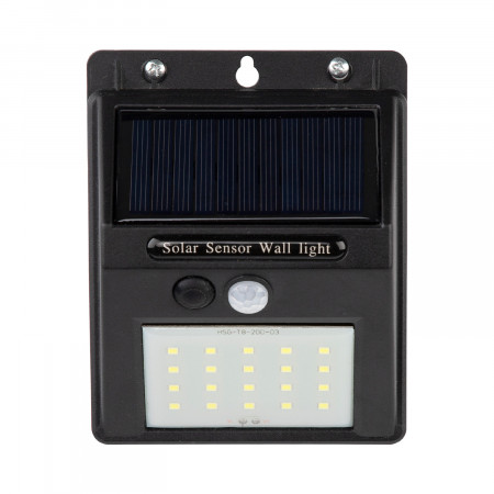 Aplique de Pared Solar LED Exterior con Sensor de Movimiento Negro 6000K 7hSevenOn Outdoor Apliques de Exterior 2