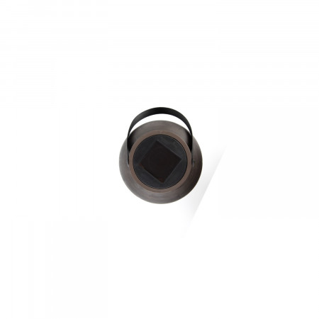 Farol Solar LED Exterior Tubular Marrón 3000K 7hSevenOn Outdoor Iluminación Solar 2