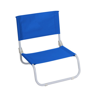 Cadeira de praia baixa rebatível azul 45x49,5x17,5cm 7house Mesas e cadeiras rebatíveis 1