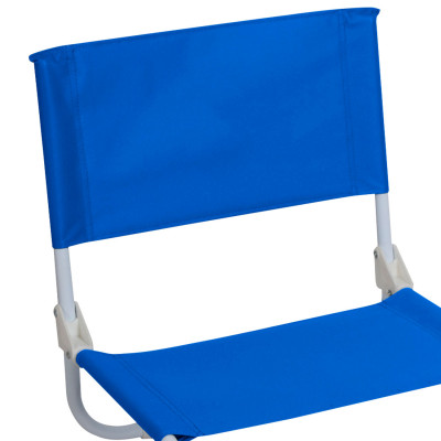 Pack 2 Cadeiras de praia rebatíveis baixas Azul 45x49,5x17,5cm 7house Mesas e cadeiras rebatíveis 2