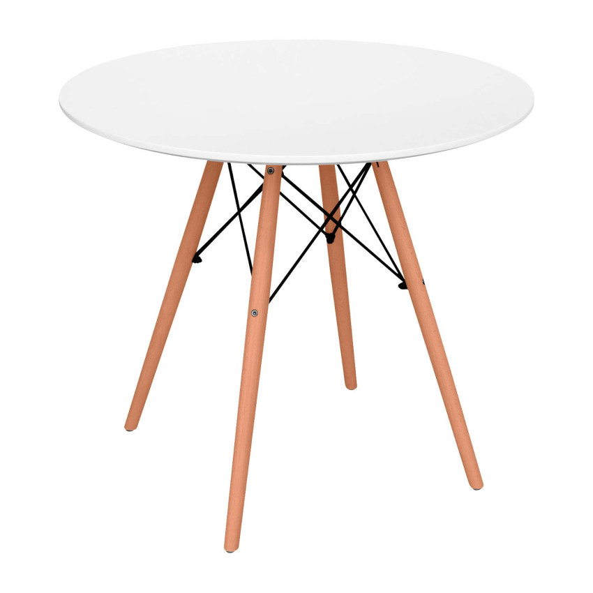 Mesa de jantar redonda estilo nórdico 74x80cm Thinia Home Mesas de jantar 1