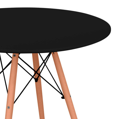 Mesa Redonda de Comedor Estilo Nórdico 74x120cm Thinia Home Mesas de Comedor 10