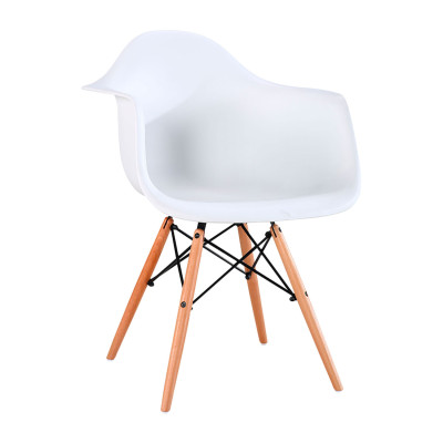 Conjunto Comedor Mesa Redonda Blanca y 2 Sillas Estilo Nórdico Sansa Blanco Thinia Home Conjuntos de Mesa y Sillas de Comedor 2