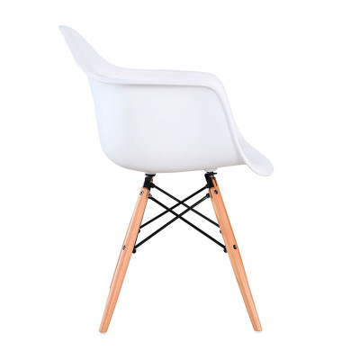 Conjunto Comedor Mesa Redonda Blanca y 2 Sillas Estilo Nórdico Sansa Blanco Thinia Home Conjuntos de Mesa y Sillas de Comedor 4